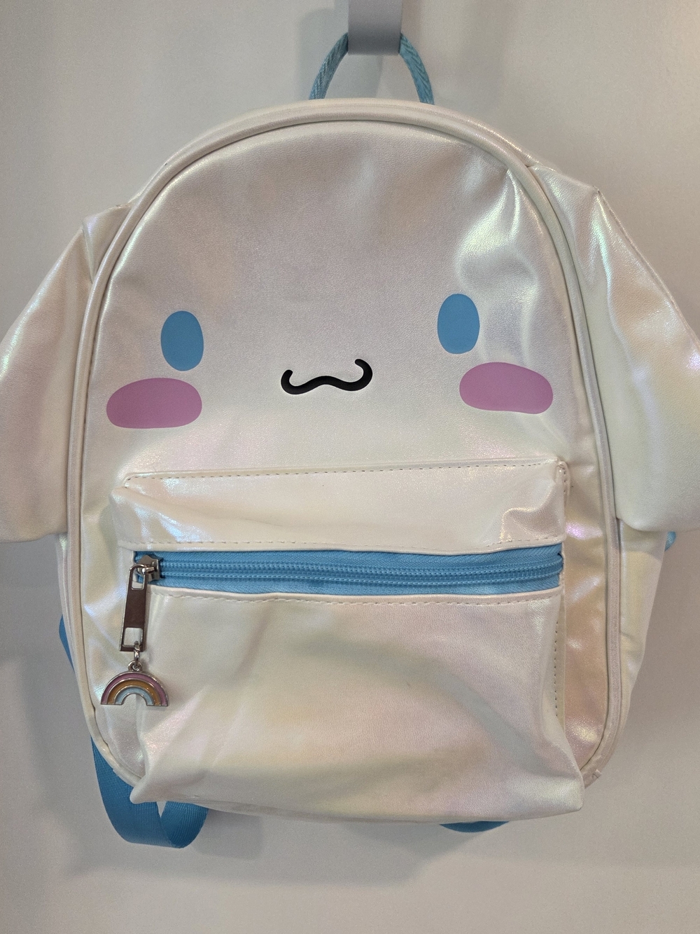 Cinnamoroll Mini Backpack Iridescent Sanrio Loungefly Style Kawaii Blue Straps